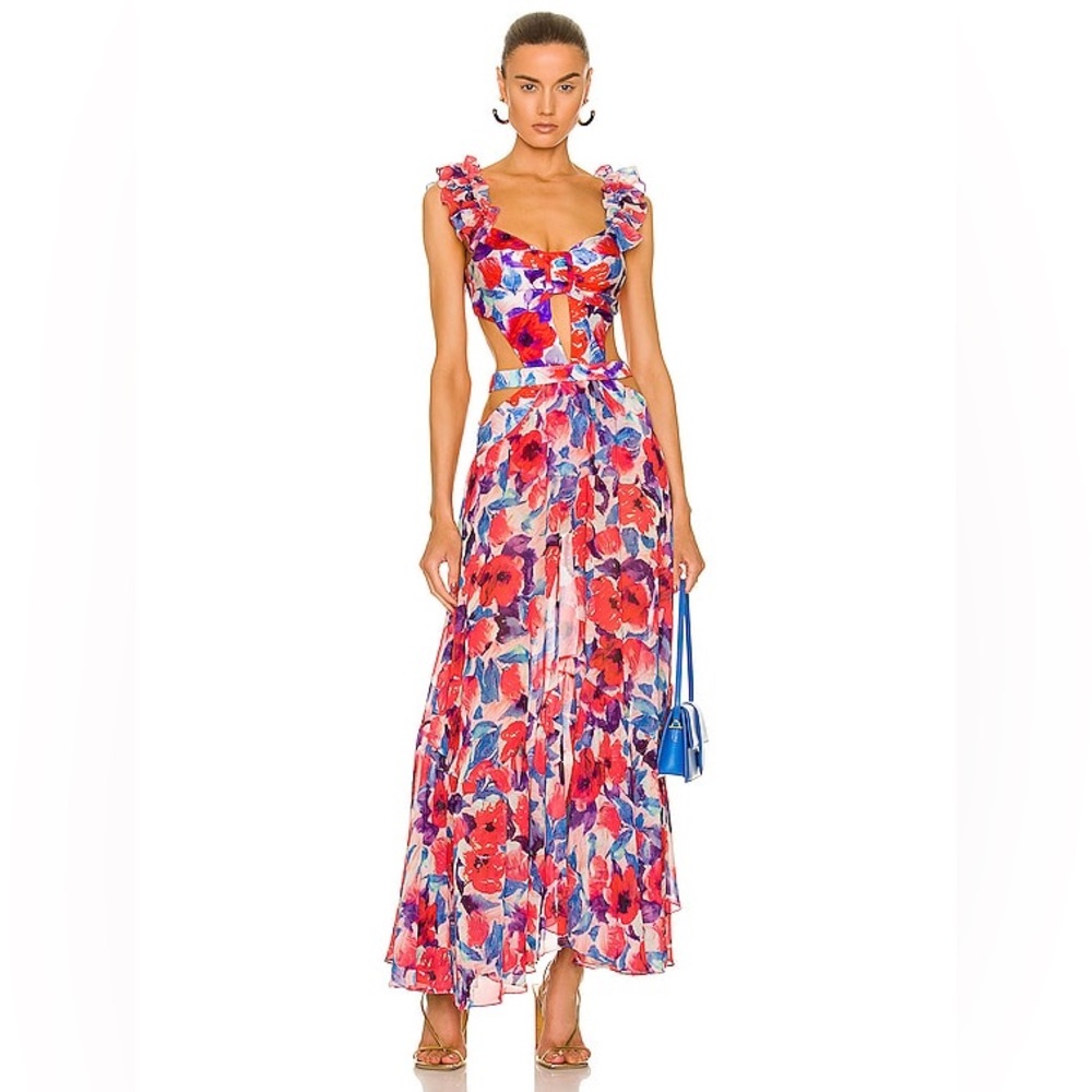 SOLD OUT EVERYWHERE VIRAL - Patbo Violet Cut Out Beach Dress